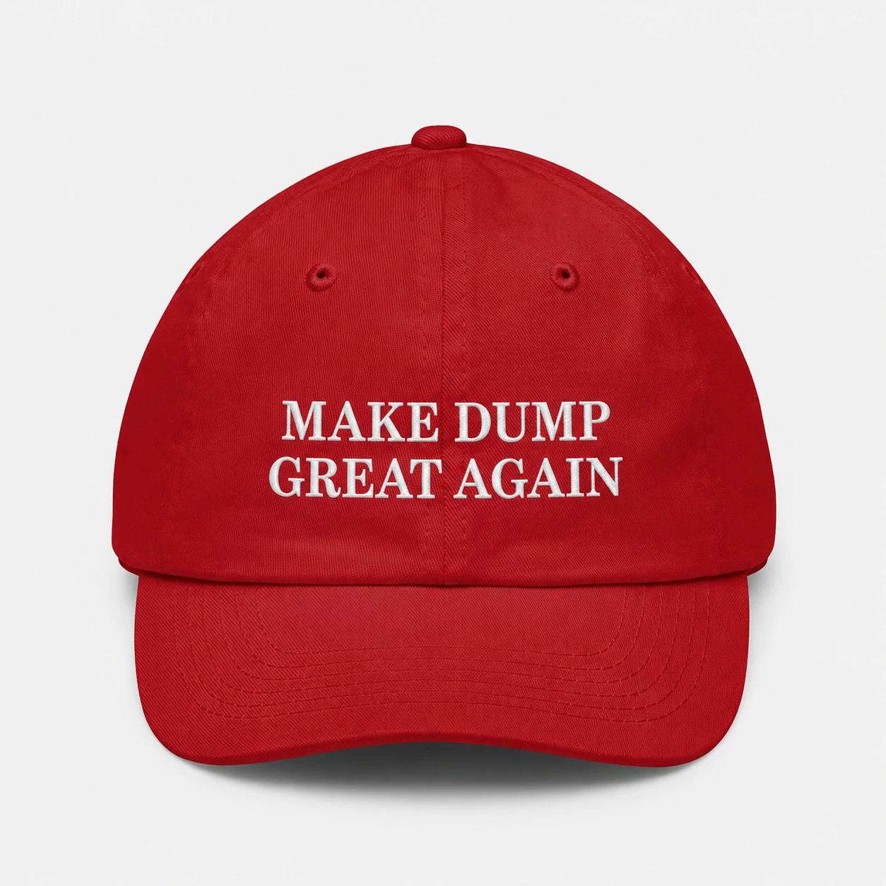 Red Make Dump Great Again cap